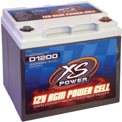 XS Power D1200 2600 Amp AGM Battery with M6 Terminal...