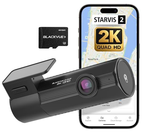 BlackVue Elite 8-1CH Dash Cam – 2K QHD Front Camera...