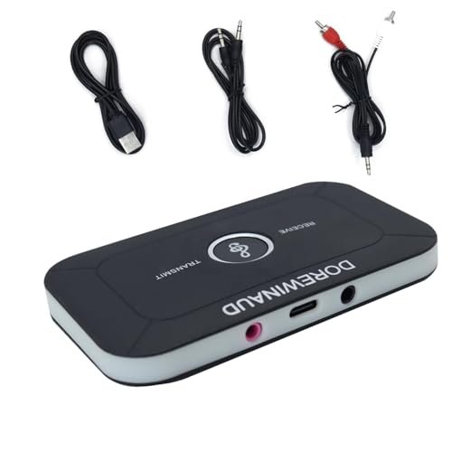 DOREWINAUD Bluetooth Transmitter Receiver, 2-in-1 5.3...