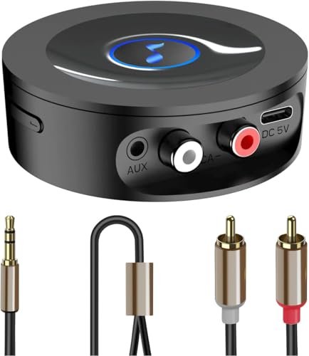 Bluetooth 5.2 Receiver for Home Stereo AUX Adapter for...