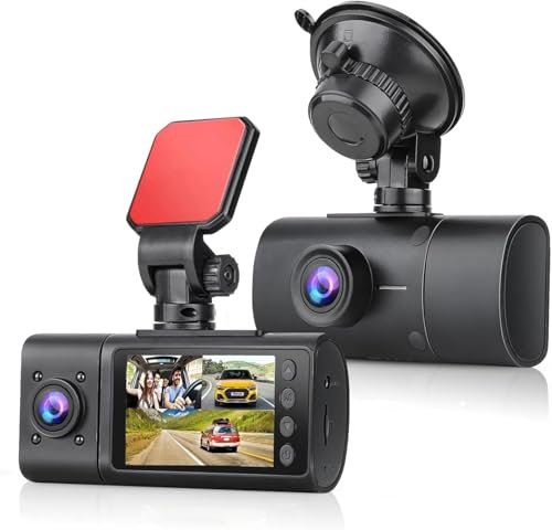 3 Channel Dash Cam Front and Rear Inside,Dash Cam pro...