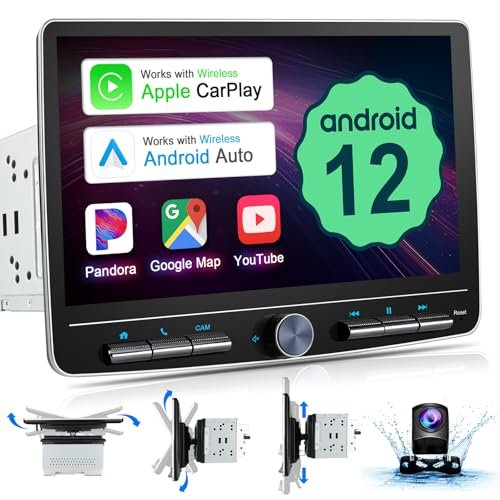 cogamichi Double Din Car Stereo: 10 Inch Android Double...