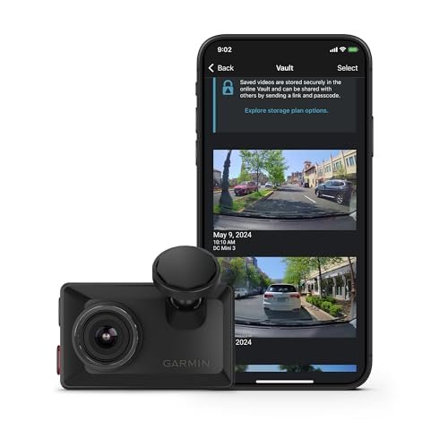Garmin Dash Cam™ X310, Compact 4k Ultra HD Touchscreen...