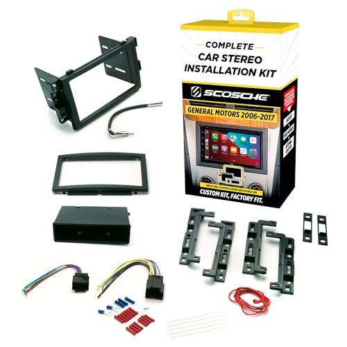 Scosche ICGM10BN Complete Double/Single DIN Stereo...