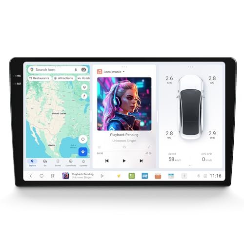 MekedeTech Mekede DUDUAUTO DUDU7 2000X1200 9.5 inch 2K...