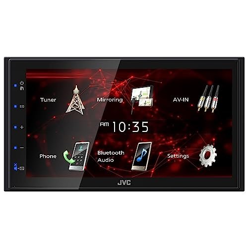 JVC KW-M180BT Bluetooth Car Stereo Receiver with USB Port...