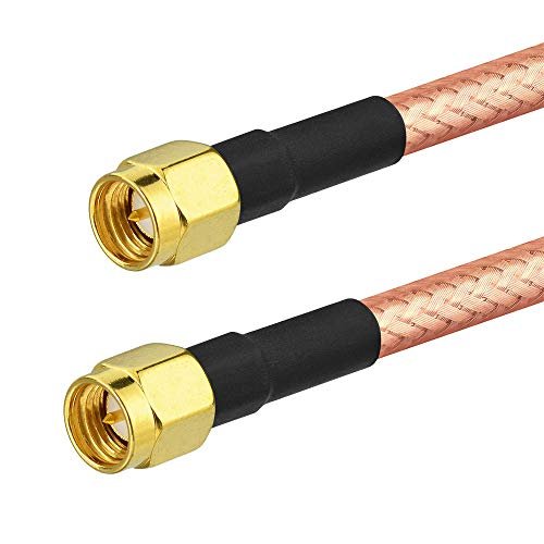 Eightwood SMA to SMA Cable, SMA Male to Male Low...