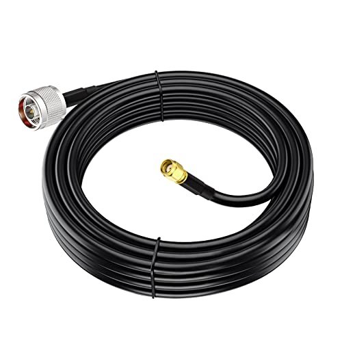 Eightwood N Male to RP-SMA Male Cable KSR240 Low Loss...