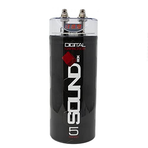SoundBox SCAP5D, 5 Farad Digital Capacitor for Car Audio...