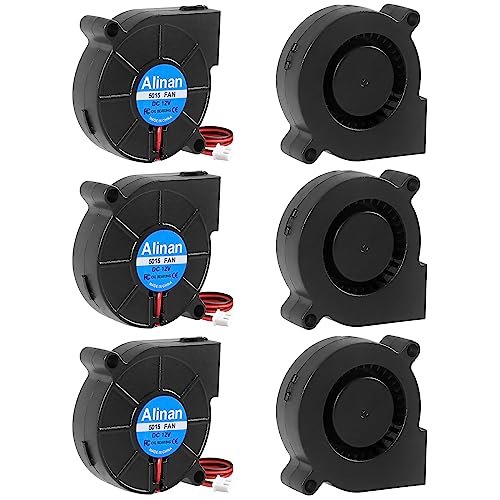 Alinan 6pcs 5015 12V Brushless Cooling Blower Fan 50 *...