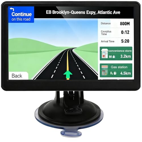 Car GPS Navigation, 2025 Map 7 inch Touch Screen Car...