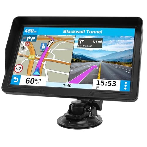 GPS Navigator for Car Truck RV, 9 inch Touch Screen...