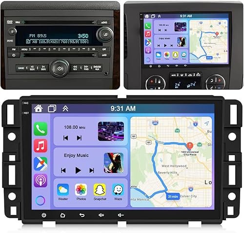 2G+64G Car Stereo for Chevy Silverado 1500HD 2500HD 3500HD...