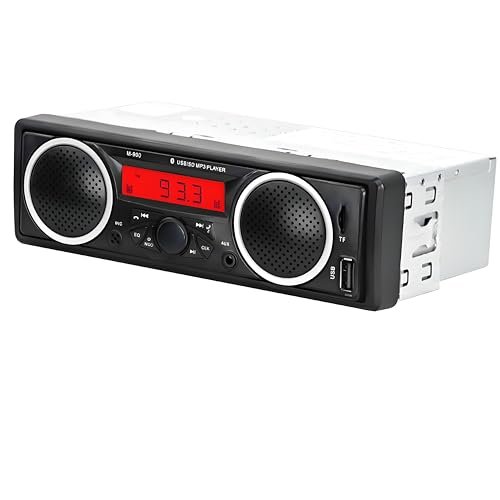 Single Din Car Stereo Bluetooth,1 Din 12V-24V Car Radio...