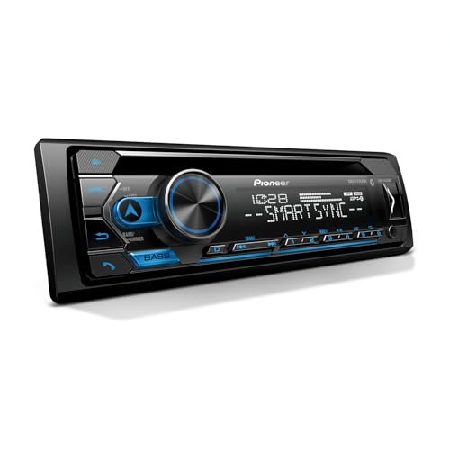 Pioneer DEH-S4220BT 1-Din CD Receiver – Bluetooth, USB/AUX,...