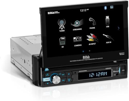 BOSS Audio Systems BV9968MB Car Stereo – Single Din, 7...