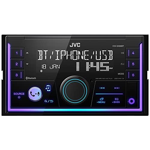 JVC KW-SX88BT Bluetooth Double Din Digital Media Car Stereo...