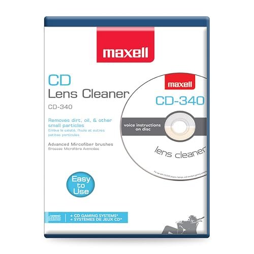 Maxell – Pro 190048 CD-340 Laser Lens Cleaner - Safe...