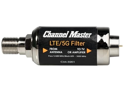 Channel Master LTE/5G Filter – Reduces Pixelation & Signal...