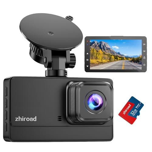 Dash Cam 1080P FHD Front Dash Camera for Cars, Dashcam...