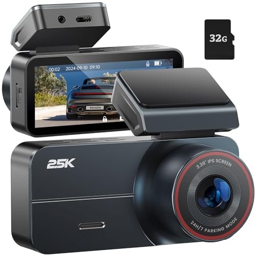 Yonvim Dash Cam,Dash Camera for Cars 2.5K with 3.39