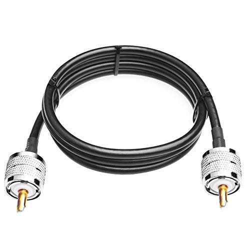 TJMD RG58 Cable CB Radio Cable PL259 Jumper 3.3FT(1M) Low...
