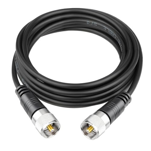 RFAdapter RG58 Coax Cable, CB Antenna Coaxial Cables, 10ft...