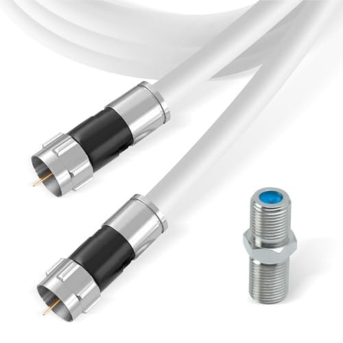 RG6 Coaxial Cable with F Connectors, High Speed Internet...