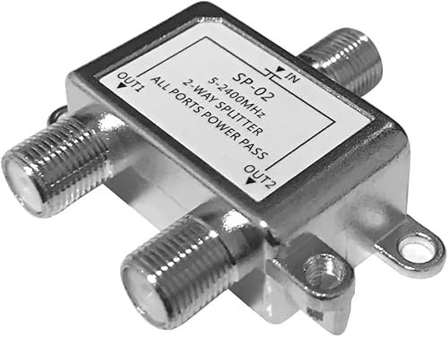 Coaxial Cable Splitter 2 Way, Coax Splitter Support...