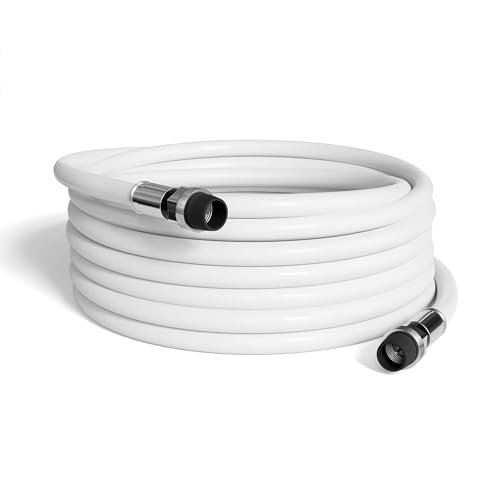 THE CIMPLE CO 100' Feet, White RG6 Coaxial Cable with...