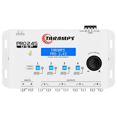 Taramps DSP Pro 2.4S White Crossover Full Digital Signal...