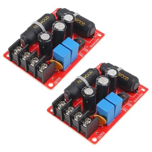 Coliao 2pcs 200W Pure Bass Subwoofer Crossover Second-Order...