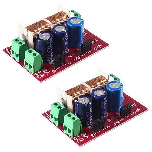 Coliao 2pcs 400W Adjustable Speaker Crossover 2 Way...