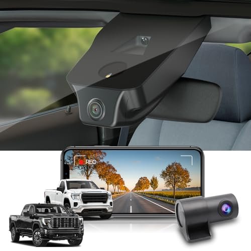 Fitcamx Front 4K+Rear 1080P Dash Cam Adapts for GMC...