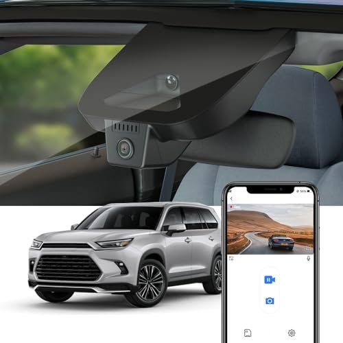 Fitcamx 4K Dash Cam Suitable for Toyota Grand Highlander...