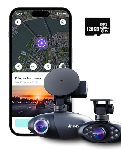 Nexar Pro Dual Dash Cam - 1 Year App Subscription...