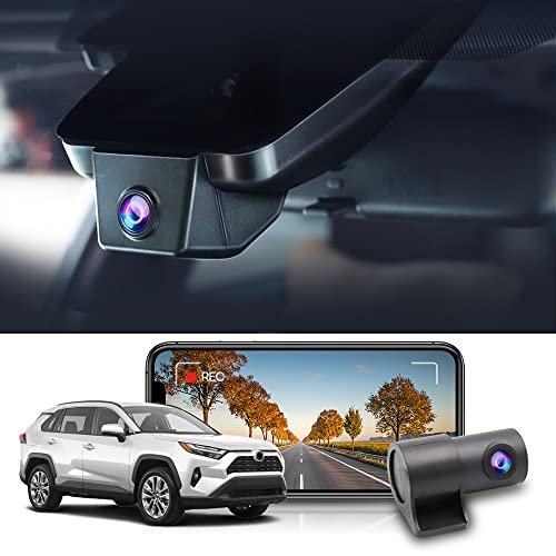 Fitcamx Front 4K+Rear 1080P Dash Cam Adapts for Toyota...