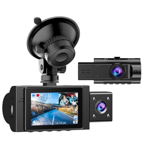 Dual Dash Cam Front and Inside FHD 1080P Dash Camera...