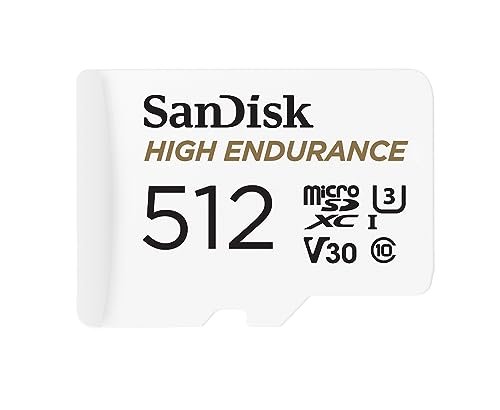 SanDisk 512GB High Endurance Video microSDXC Card with...