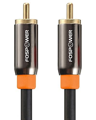 FosPower Digital Audio Coaxial Cable [24K Gold Plated...