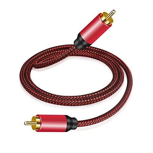 Tiierzon Digital Coaxial Audio Cable 3Ft,1RCA Male to 1RCA...