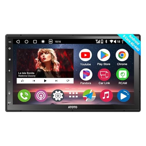 2025 Upgrade A6 PF, AI Android Double DIN Car Stereo,...