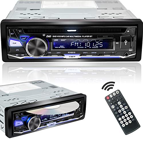 Alondy Single Din Car Stereo with CD/DVD Player |...