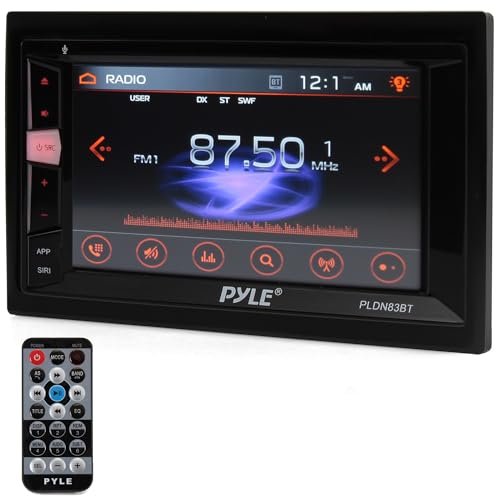 Pyle Double DIN 6.2” Touchscreen Car Stereo – in-Dash...