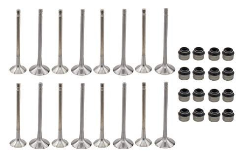 MOTOKU 16Pcs Engine Intake Exhaust Valves kit for Audi A3...