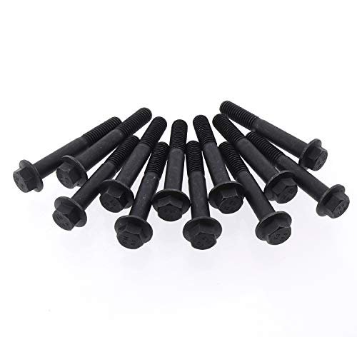 YIHETOP 12 Pcs Exhaust Manifold Bolt 3944593 Compatible...