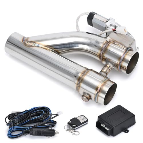 PQY Universal 2.5 Inch Stainless Steel Exhaust Pipe Kit