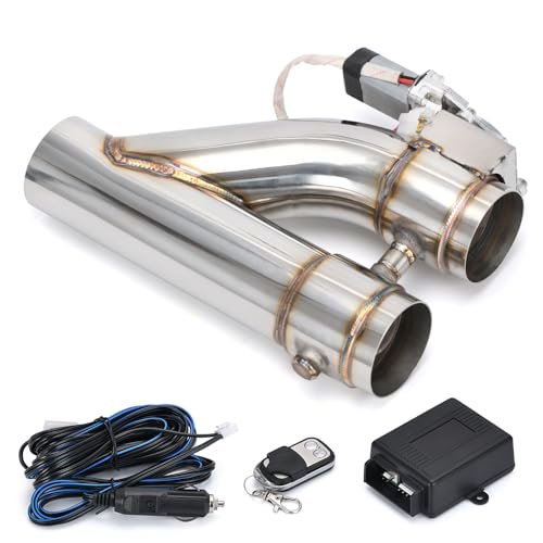 PQY Universal 3 Inch Stainless Steel Exhaust Pipe Kit