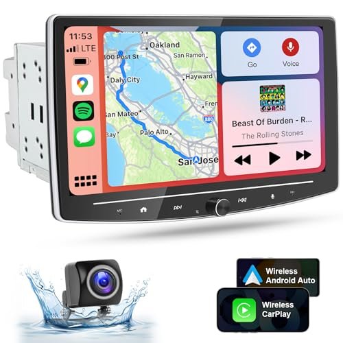 10 Inch Double Din Car Stereo Touchscreen - Detachable...