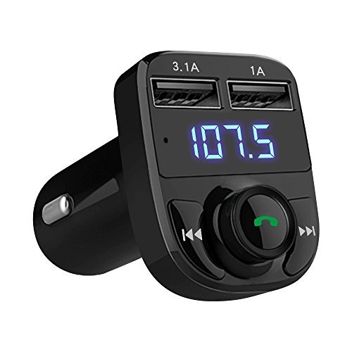 Handsfree Call Car Charger,Wireless Bluetooth FM...